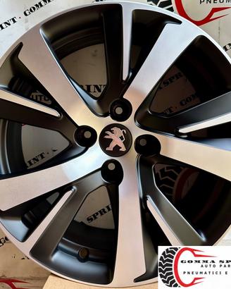 4 CERCHI IN LEGA ORIGINALI RAGGIO 17 PEUGEOT 2008