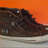 Sneackers Ash in pelle marrone