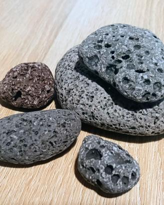 SET PIETRE NATURALI VULCANICHE ETNA PER ACQUARIO