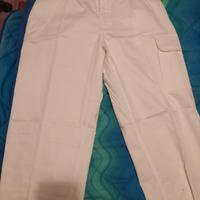 pantaloni bianchi da pittore