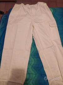pantaloni bianchi da pittore