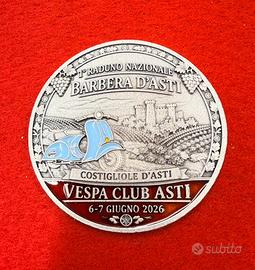 Placca 1’ Raduno Vespa Barbera d’Asti