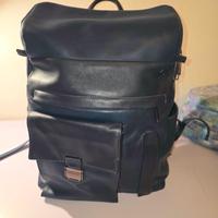 Zaino Piquadro in pelle blue