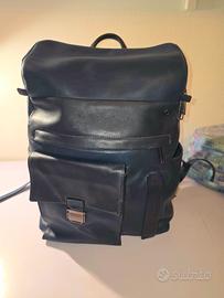 Zaino Piquadro in pelle blue