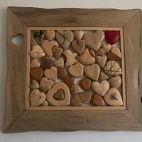 Quadro scolpito in lego: Amori