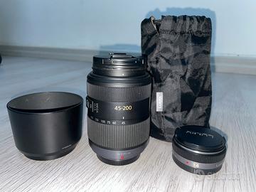 OBIETTIVI LUMIX 14mm f2.5 / 45-200mm f4-5.6