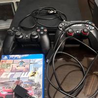 Ps4 slim 2 joystick e gioco the crew 2