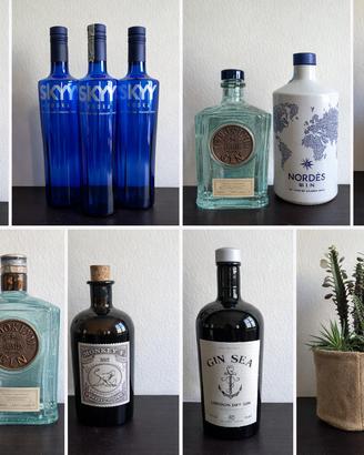 Bottiglie Gin & Liquori - Intero Lotto o Singole