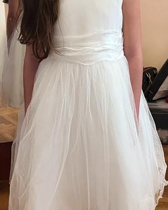Abito vestito Comunione 10/12 anni