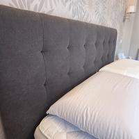 Letto matrim. contenitore + materasso (completo)
