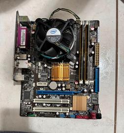 Asus p5kpl am epu 4gb 2x2gb ddr2 800  intel e7500