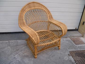 polstron giardino in midollino e rattan  gervasoni