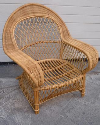polstron giardino in midollino e rattan  gervasoni