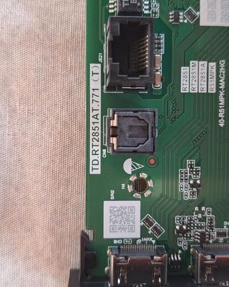 TV TCL modello 55P655 mainboard e scheda di alimen