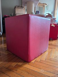 Cubo Pouf d'arredo: tavolino, comodino o seduta