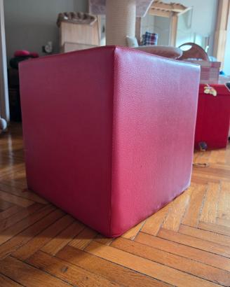 Cubo Pouf d'arredo: tavolino, comodino o seduta