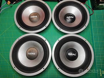 4x altoparlanti auto KARMA Woofer 4 ohm 20cm