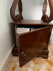 Antico Comodino a Lira Luigi Filippo