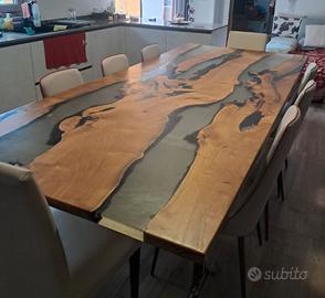 Tavolo resina 280x110