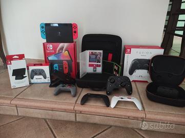 Nintendo switch+controllers e giochi