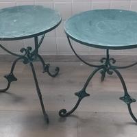 Tavolini tondi da giardino