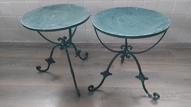 Tavolini tondi da giardino