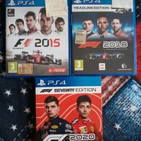 giochi F1 15/18/20 ps4