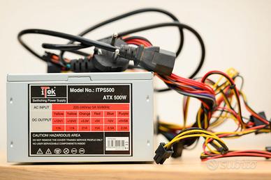 Alimentatore Itek 500W + Cavo di alimentazione