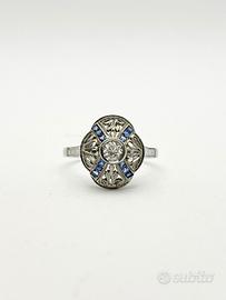 Anello oro 18 kt vintage