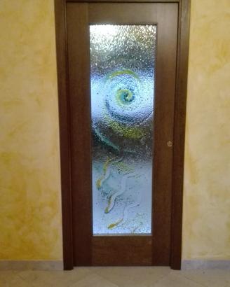 Porta in legno scorrevole