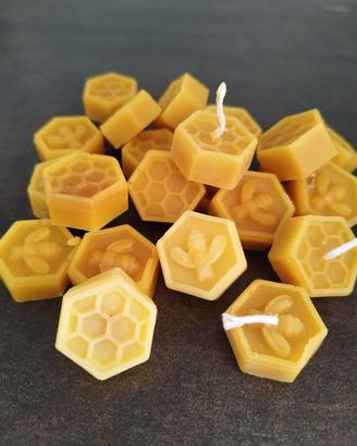 candele in cera d'api 
