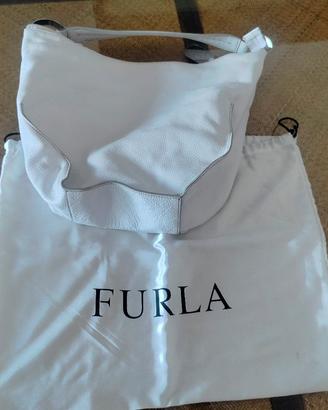 borsa hobo Furla bianca 