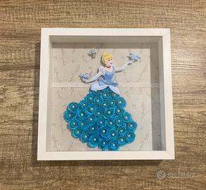 Quadro Cenerentola fatto a mano