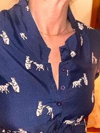 Vestito in blu