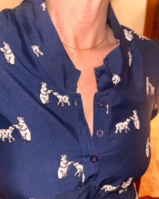 Vestito in blu