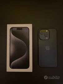 IPhone 15 Pro 128GB Black Titanium con Protection