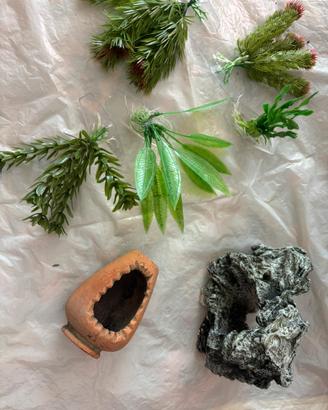 Piantine decor finte e decorazione per acquario