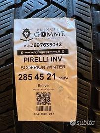 2 gomme 285 45 21 pirelli inv a3390
