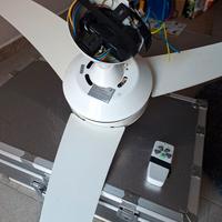 lampadario con ventilatore e telecomando