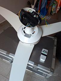 lampadario con ventilatore e telecomando