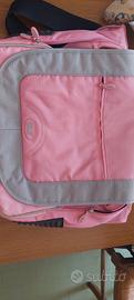 Borsa per computer rosa varie tasche