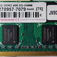Ram 2gb x notebook della Transcend