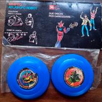 Atlas Ufo Robot dischi lancio tascabili Goldrake 