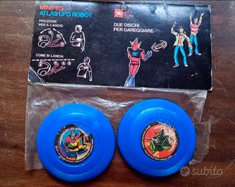 Atlas Ufo Robot dischi lancio tascabili Goldrake 