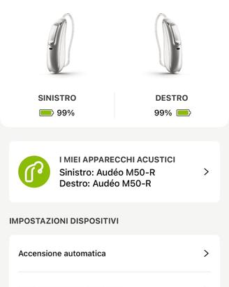 Apparecchi acustici Phonak ricaricabili