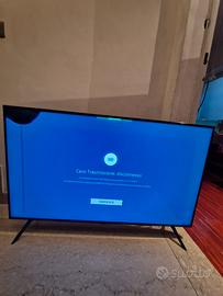 TV samsung con angolo schermo rotto 