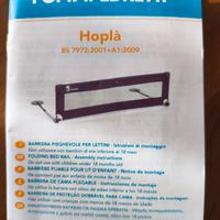 Barriera Hoplá Foppapedretti pieghevole per lettin