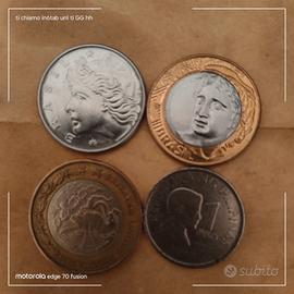 4 monete ,2 brasiliane, 1 messicano,filippina