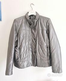 Piumino argento grigio Blue side xxl giacchetto