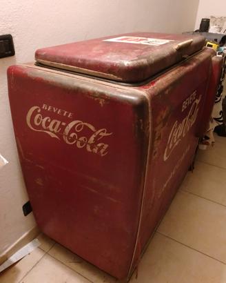 Ghiacciaia Coca-cola originale anni 50 